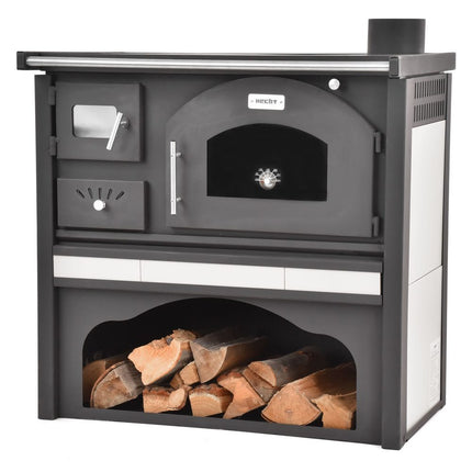 Malka kūrenama krosnelė su orkaite HECHT VULCANUS BEIGE, 6 kW