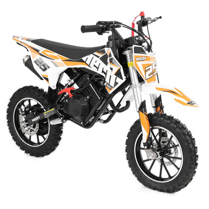 Benzininis krosinis motociklas HECHT 54557 ORANGE, 57 cm³
