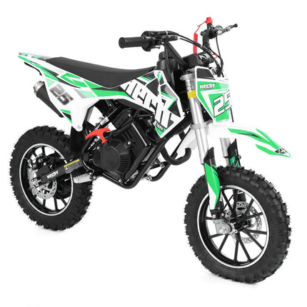 Benzininis krosinis motociklas HECHT 54557 GREEN, 57 cm³