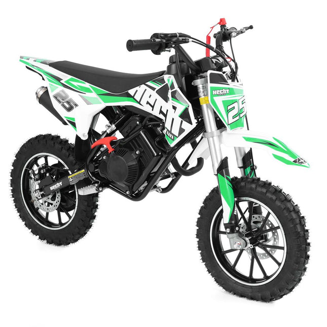Benzininis krosinis motociklas HECHT 54557 GREEN, 57 cm³