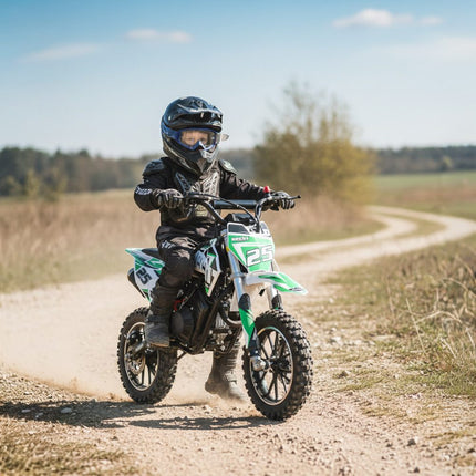 Benzininis krosinis motociklas HECHT 54557 GREEN, 57 cm³