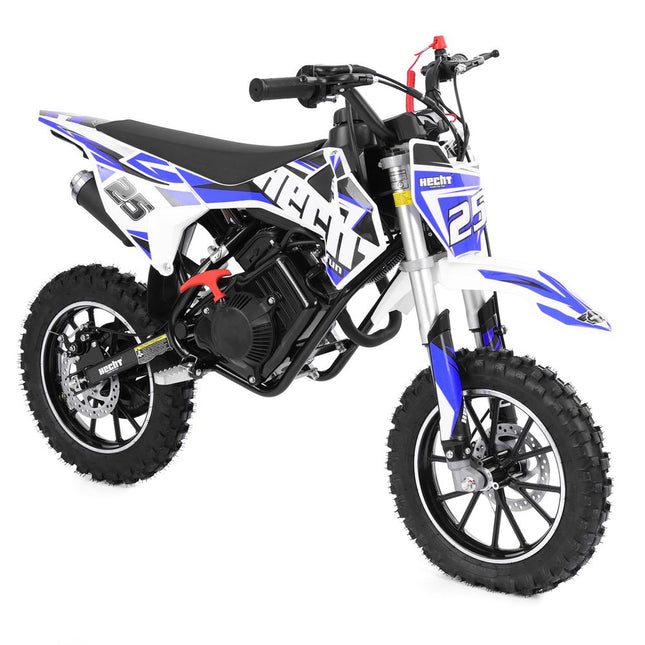Benzininis krosinis motociklas HECHT 54557 BLUE, 57 cm³
