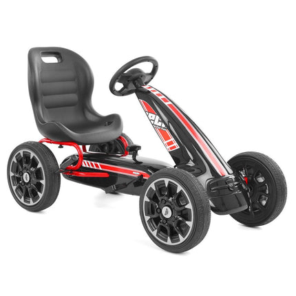 Mynamas motokartas HECHT 59793 BLACK, pripučiami ratai