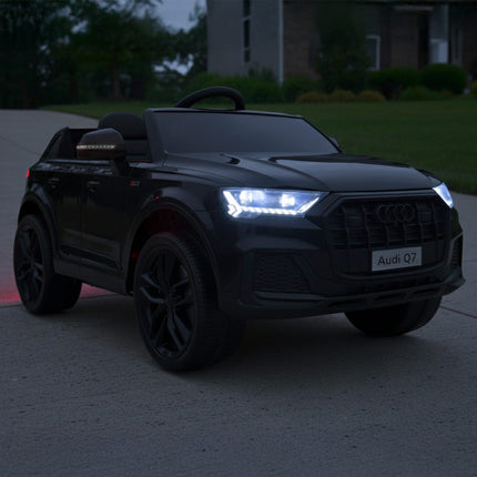 Vaikiškas elektromobilis Audi Q7, juodas