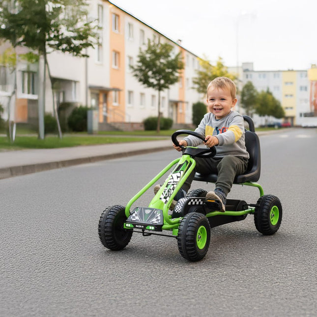 Pedalinis kartingas HECHT 59792 GREEN, žalias