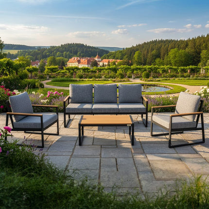 Sodo baldų komplektas HECHT Marbela Set, 4 dalių