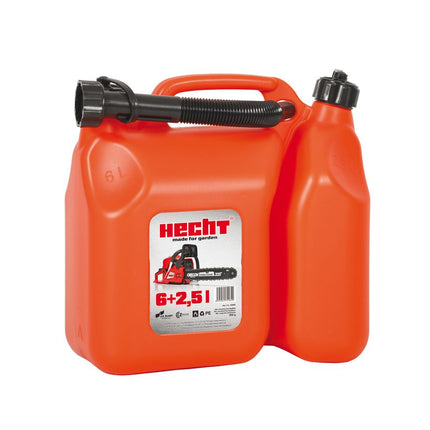 Kombinuotas kuro kanistras Hecht Kombi, 6 l + 2,5 l
