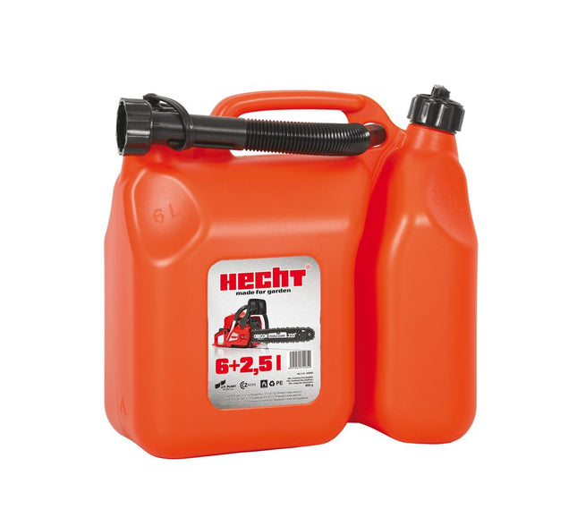 Kombinuotas kuro kanistras Hecht Kombi, 6 l + 2,5 l