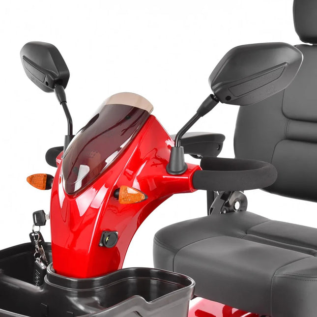 Elektrinis motoroleris Hecht wise raudonas