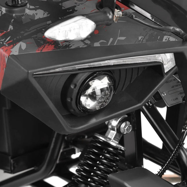 Elektrinis keturratis Hecht 56199 juodas