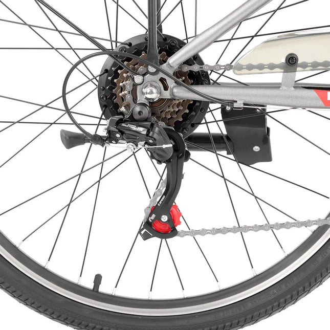 Elektrinis dviratis Hecht runnis pilkas 26"