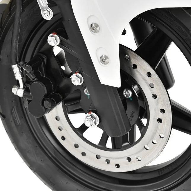 Elektrinis motoroleris Hecht equis baltas