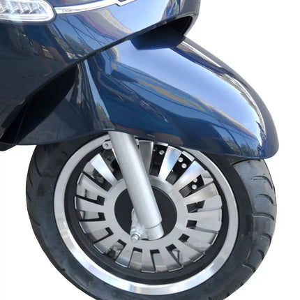 Elektrinis motoroleris Hecht citis mėlynas