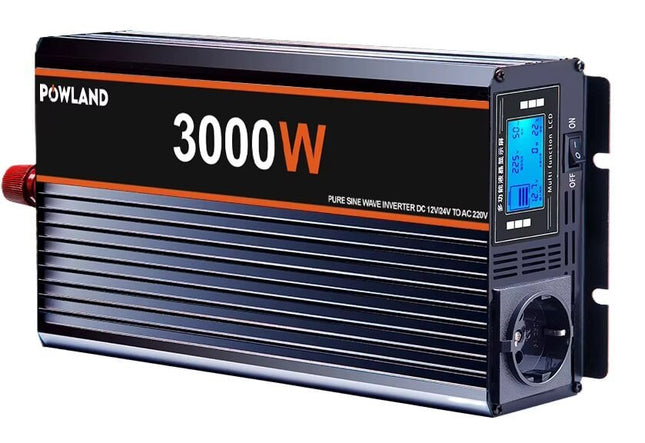 Švaraus sinuso inverteris Powland 24V - 220V 3000W
