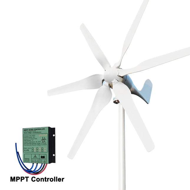 24 V 300 W vėjo generatorius su MPPT valdikliu