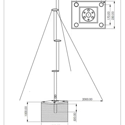 Istabreeze i-700 48V vėjo jėgainės rinkinys