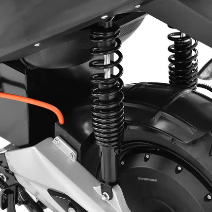 Elektrinis motoroleris Hecht equis juodas