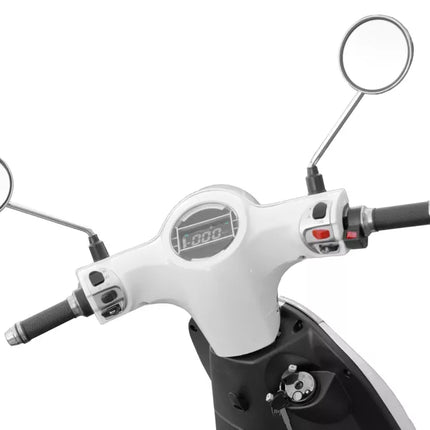 Elektrinis motoroleris Hecht citis baltas