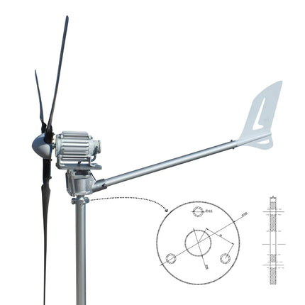 48V Istabreeze WindSafe 2000W jėgainės rinkinys
