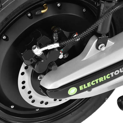 Elektrinis motoroleris Hecht equis juodas