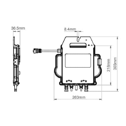 APsystems EZ1 mikroinverteriai saulės elektrinėms