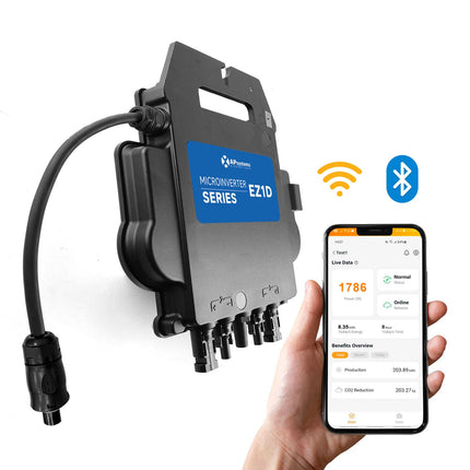 APsystems EZ1 mikroinverteriai saulės elektrinėms