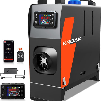 Dyzelinis šildytuvas KROAK 8kW 12/24V 220V, App