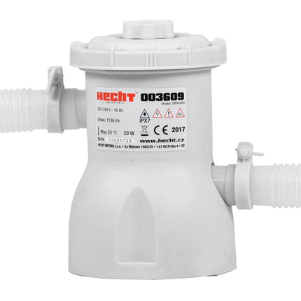 Kasetinis filtras HECHT 003609, 1200 l/val.