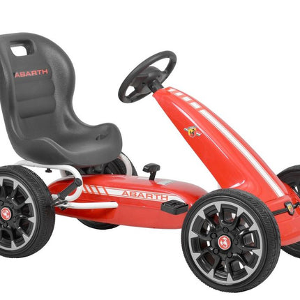 Vaikiškas pedalinis kartingas Abarth, Raudonas