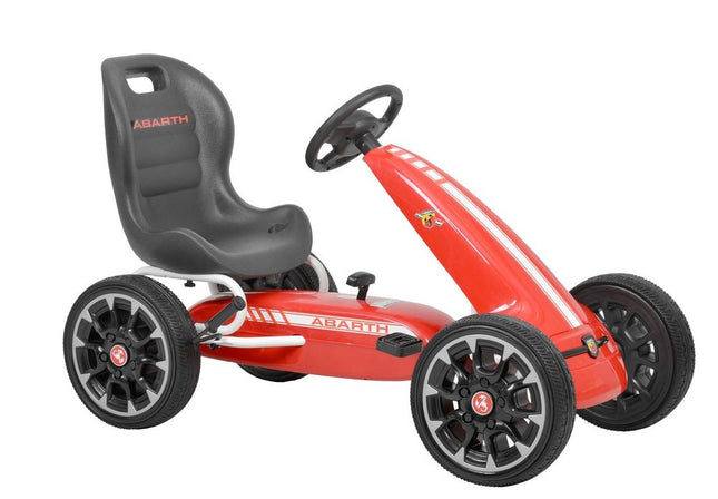Vaikiškas pedalinis kartingas Abarth, Raudonas