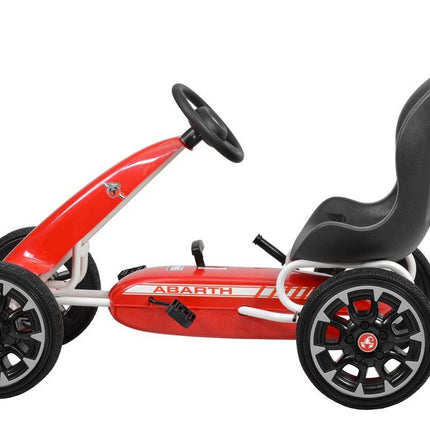 Vaikiškas pedalinis kartingas Abarth, Raudonas