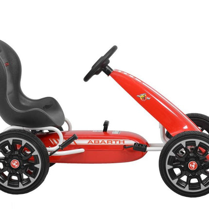 Vaikiškas pedalinis kartingas Abarth, Raudonas