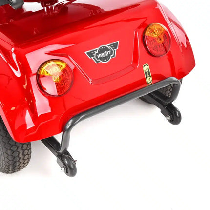 Elektrinis motoroleris Hecht wise raudonas
