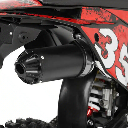 Benzininis motociklas Hecht 51125 raudonas