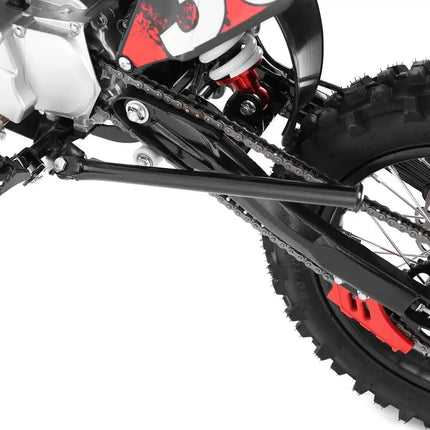 Benzininis motociklas Hecht 51126 raudonas