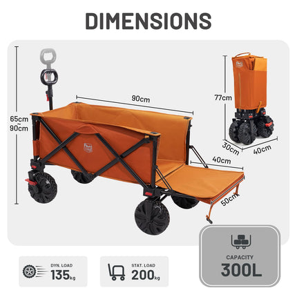 TIMBER RIDGE 300L sulanktomas vežimėlis