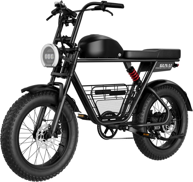 1000W Elektrinis dviratis GUNAI-T, 48V, 21Ah, 20''