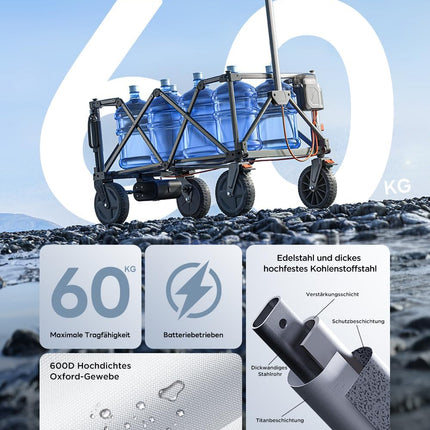 LiTHELi W1 Pro elektrinis sulankstomas vežimėlis 200L
