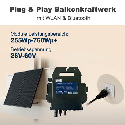 APsystems EZ1 mikroinverteriai saulės elektrinėms