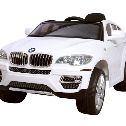 Vaikiškas elektromobilis BMW X6, baltas