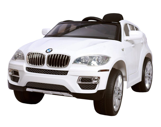 Vaikiškas elektromobilis BMW X6, baltas