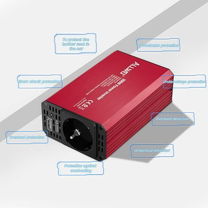 ALLWEI Švaraus Sinuso Inverteriai 12V → 230V