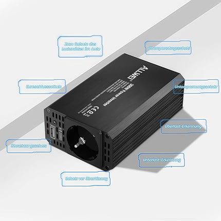ALLWEI Švaraus Sinuso Inverteriai 12V → 230V