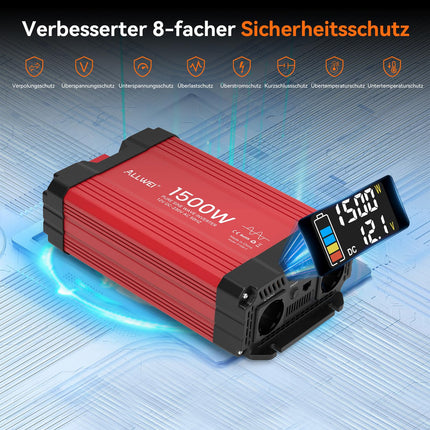 ALLWEI Švaraus Sinuso Inverteriai 12V → 230V