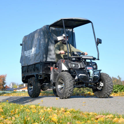 Elektrinis krovininis keturratis Hecht Cargo