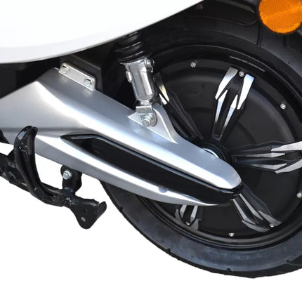 Elektrinis motoroleris Hecht citis baltas