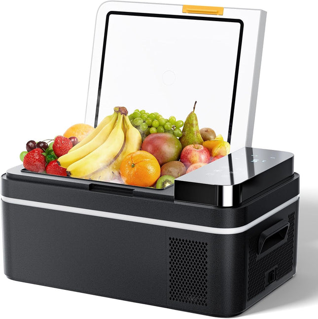 Kroak 21L nešiojamas automobilinis kompresorinis šaldytuvas 12/24V