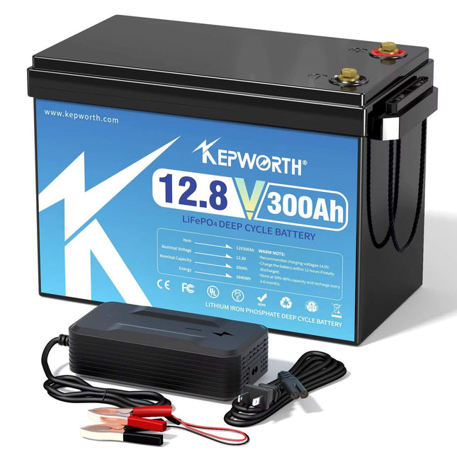 Akumuliatorius LiFePO4 Kepworth 12.8V 300Ah, BMS