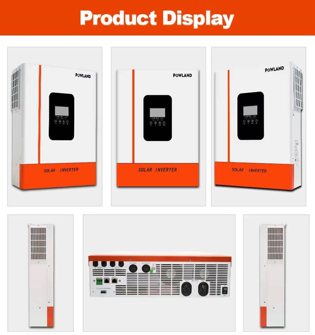 48V Hibridinis inverteris Powland 11000W WIFI, BMS