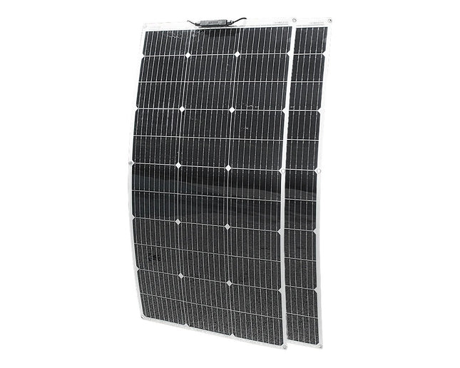 Pusiau lanksčios monokristalinės saulės panelės 200 W (2x100W)